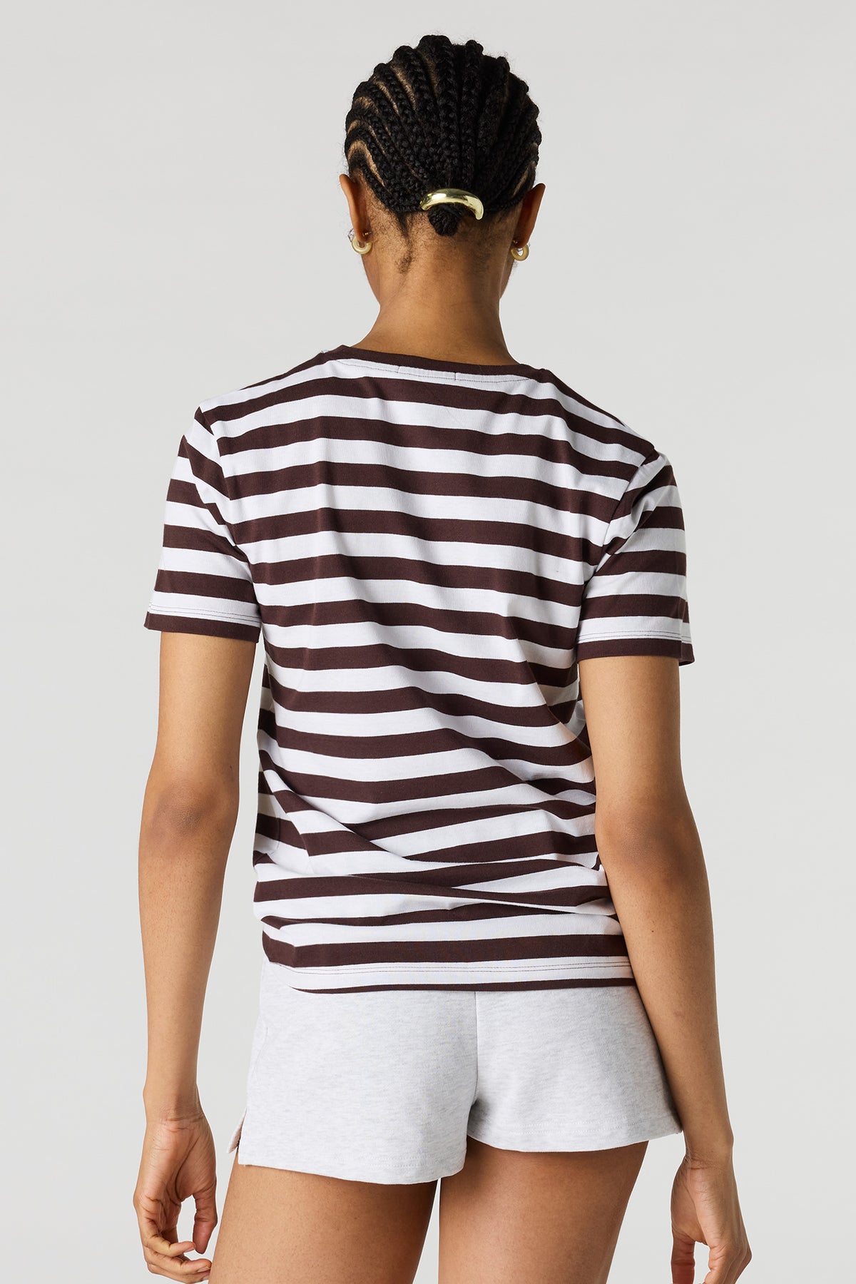 Alt View 2. Relaxed T-Shirt - Brown