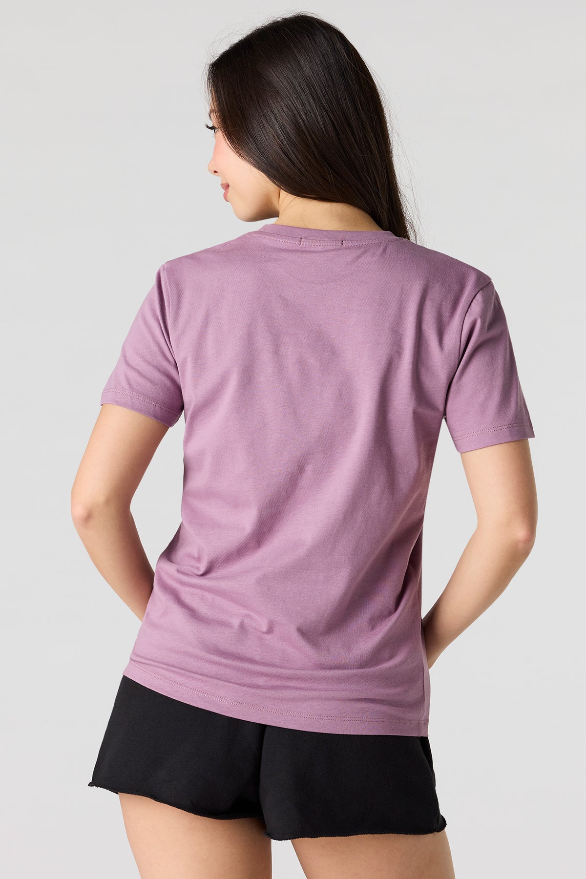 Alt View 2. Relaxed T-Shirt - Purple