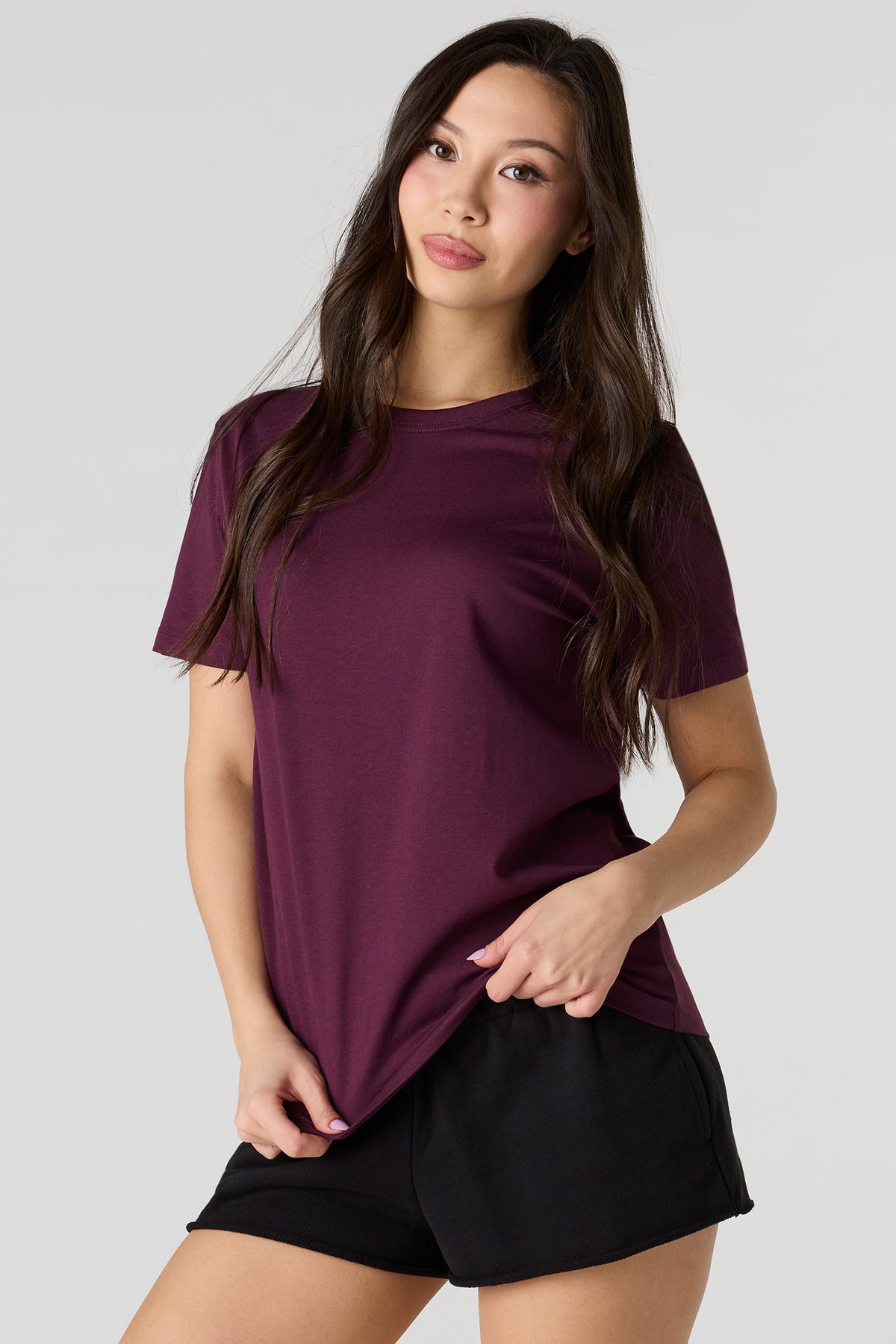 Relaxed T-Shirt - Plum
