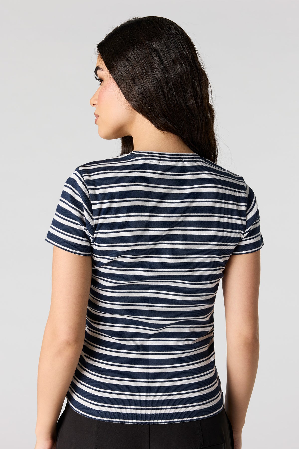 Vue alternative 2. T-shirt côtelé