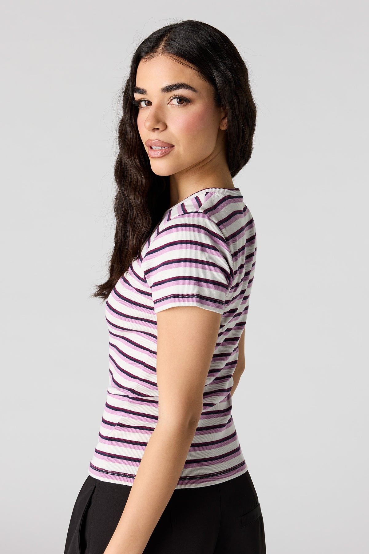 Vue alternative 2. T-shirt côtelé