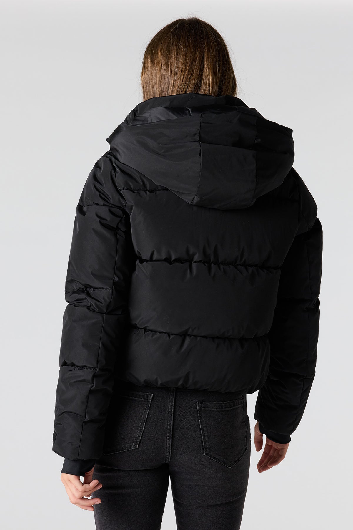 Vue alternative 6. Blouson bouffant à capuchon