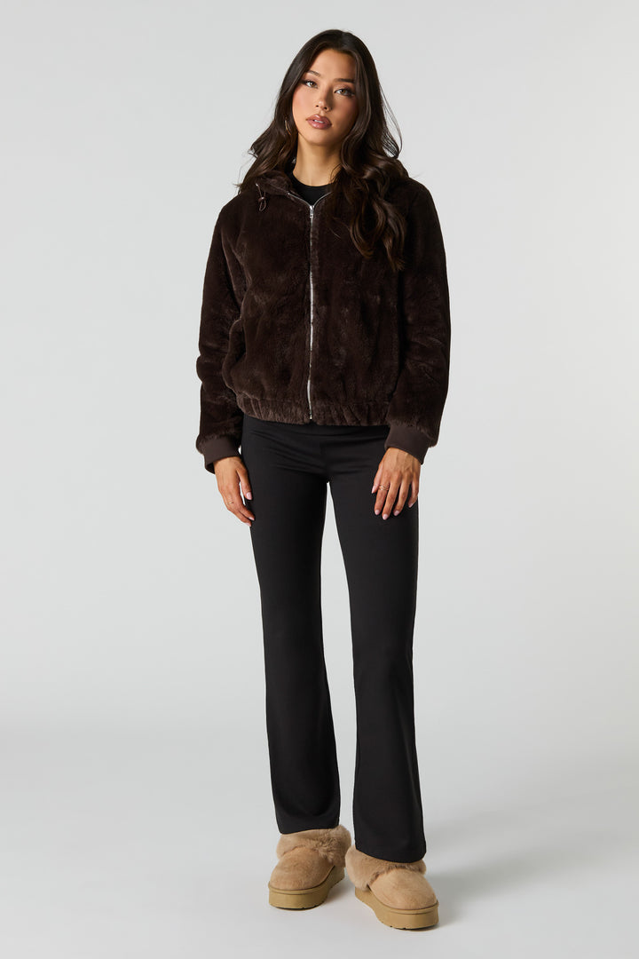 Faux Fur Hooded Jacket – Urban Planet