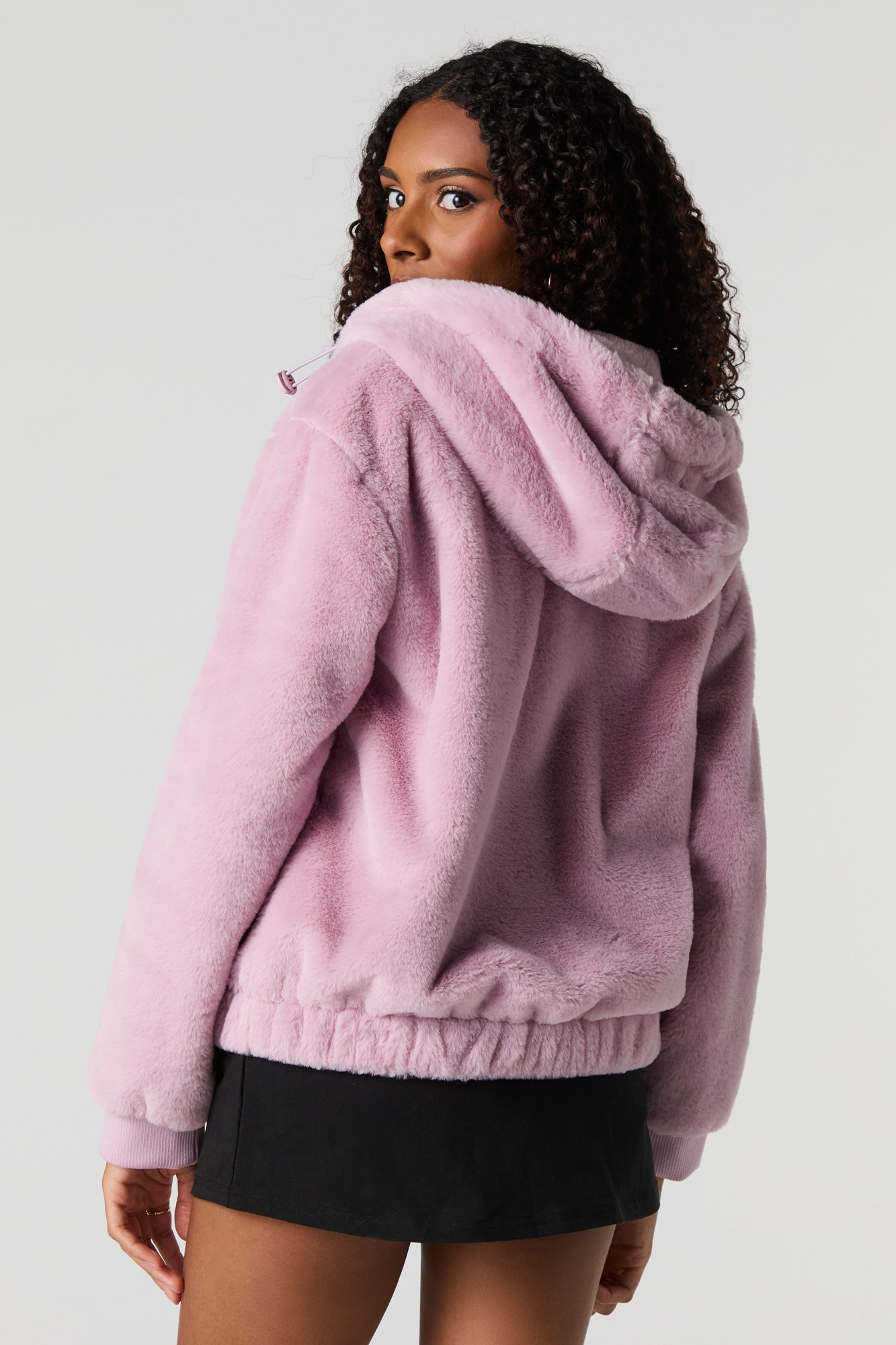 Faux Fur Zip-Up Jacket – Urban Planet