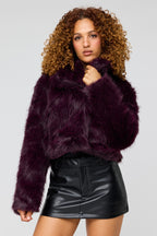 Blouson en similifourrure