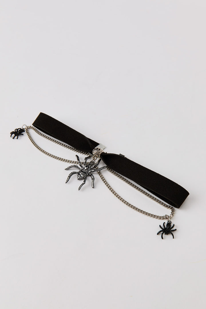 Collier ras du cou Araignées