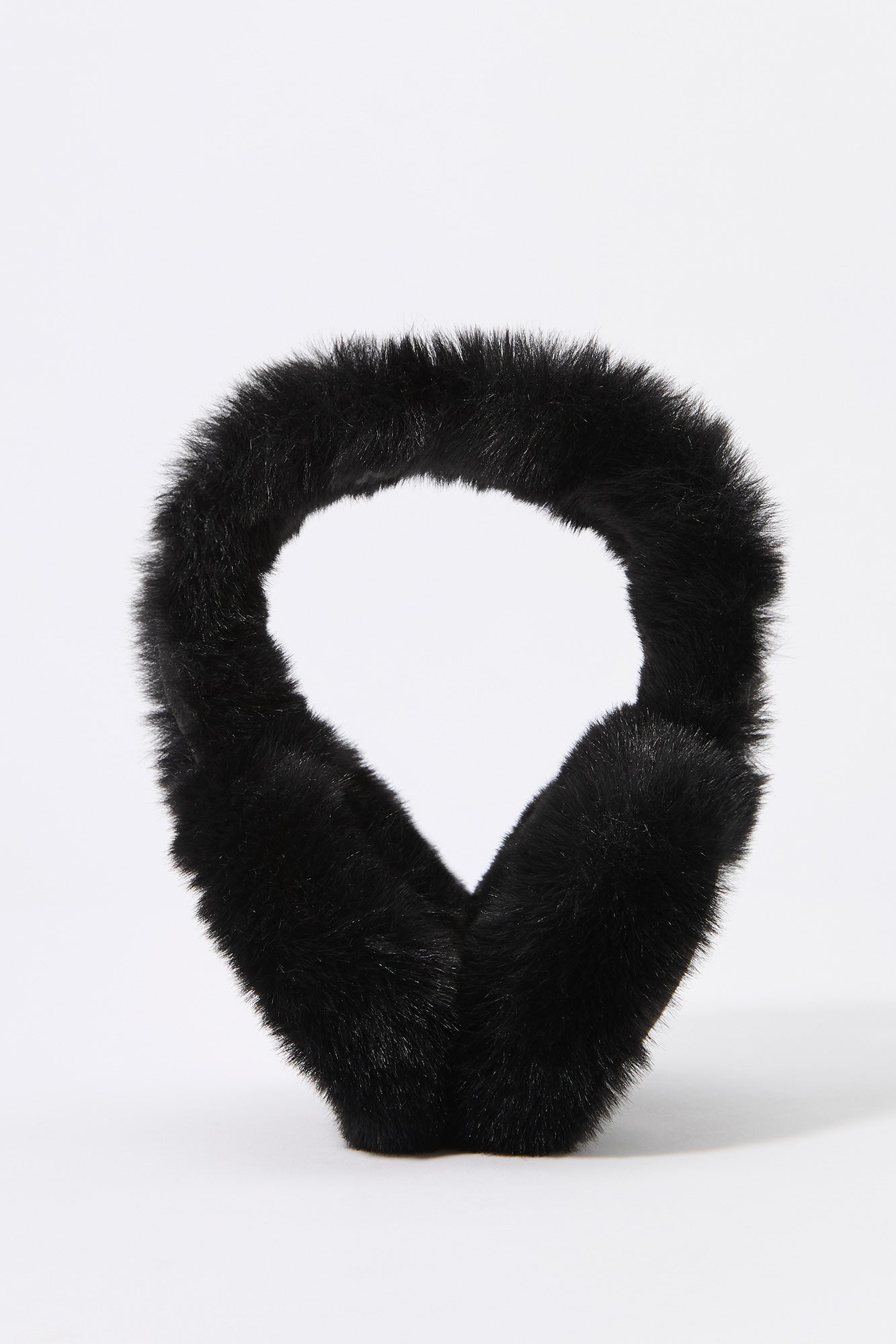 Suede & Faux-Fur Earmuffs