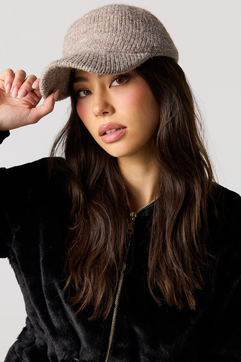 Ribbed Knit Cap