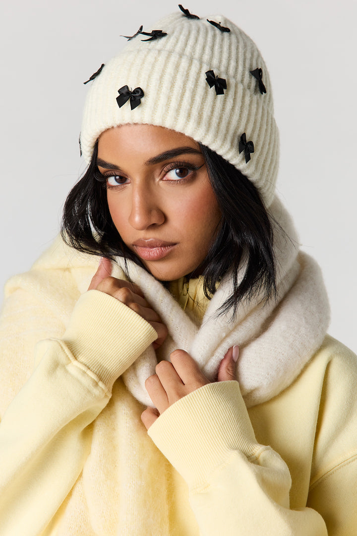 Tuque avec minipompon