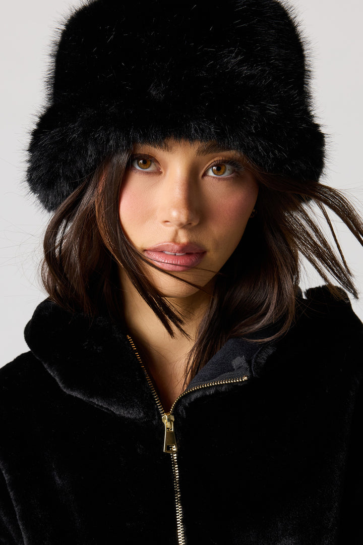 Faux Fur Bucket Hat