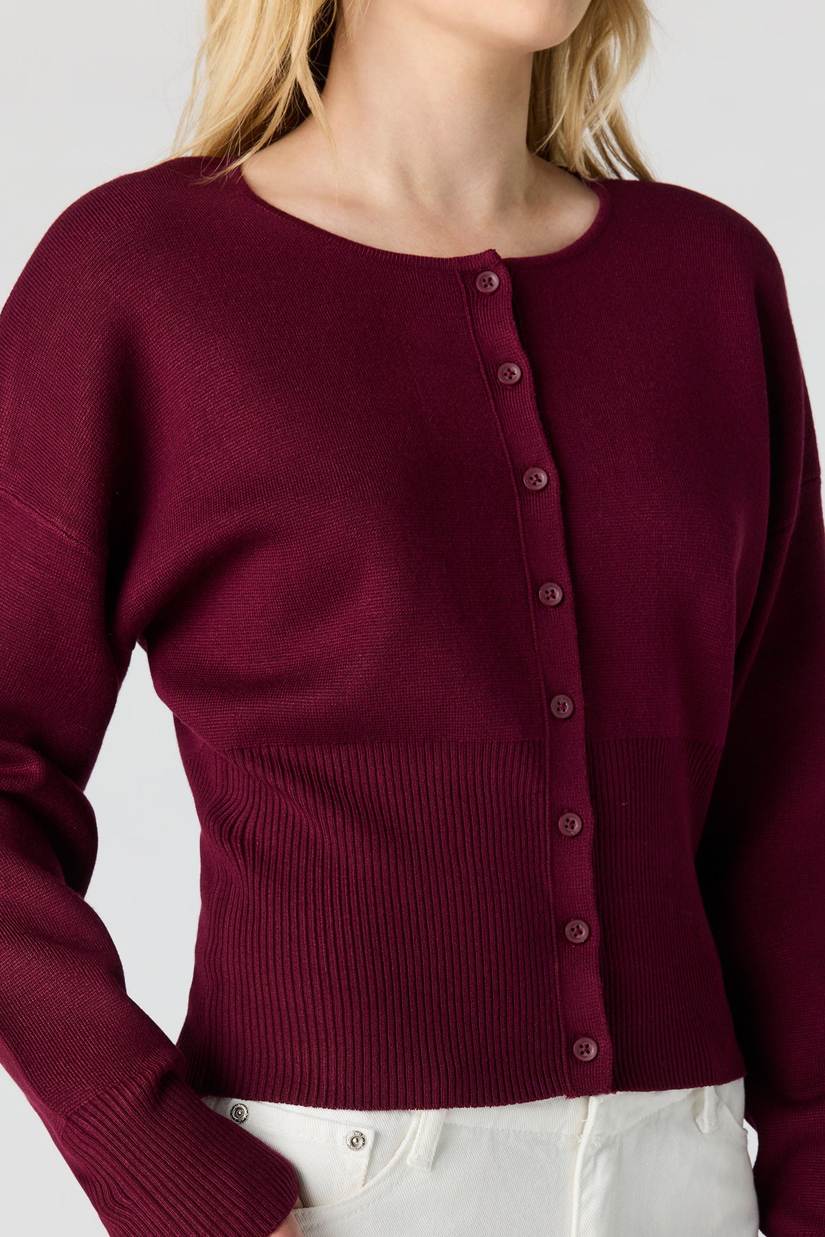 Vue alternative 4. Cardigan boutonné ample