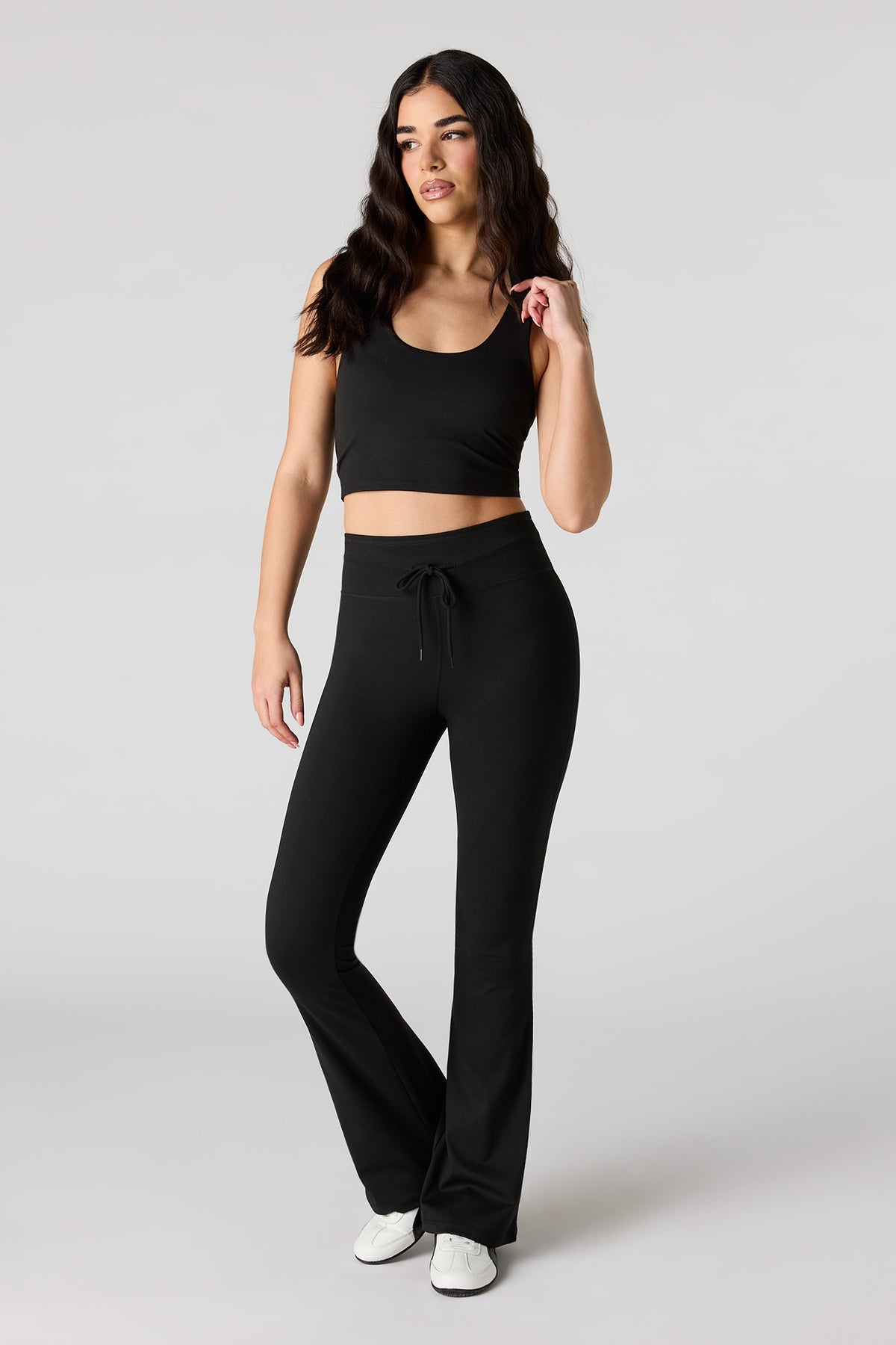 Pantalon Active doux à jambe évasée