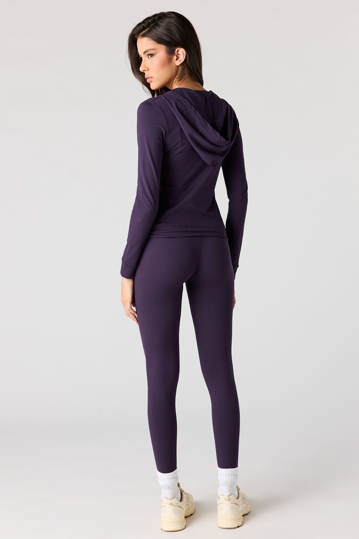 Alt View 3. Active Soft Legging 26" - Plum