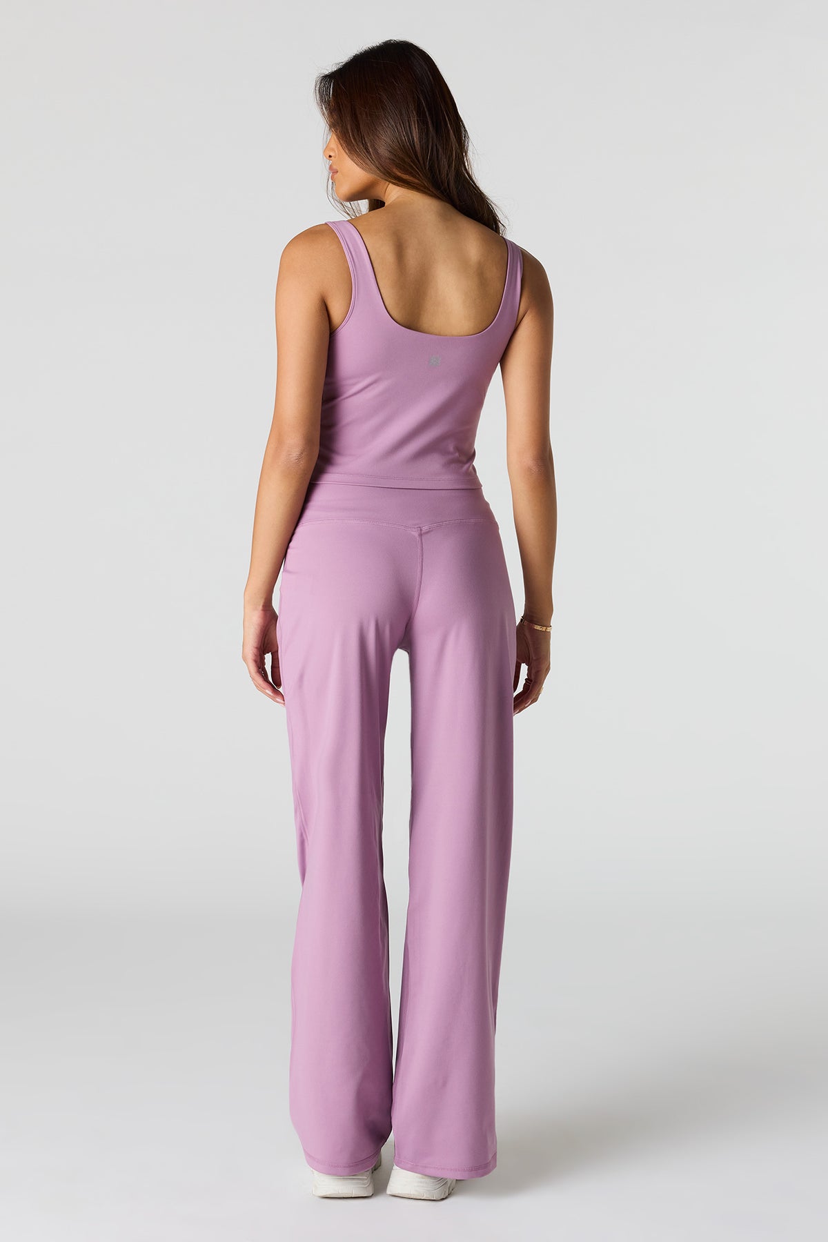 Alt View 3. Active Soft Wide Leg Pant - Purple