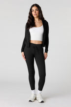 Legging Active doux à taille coulissante