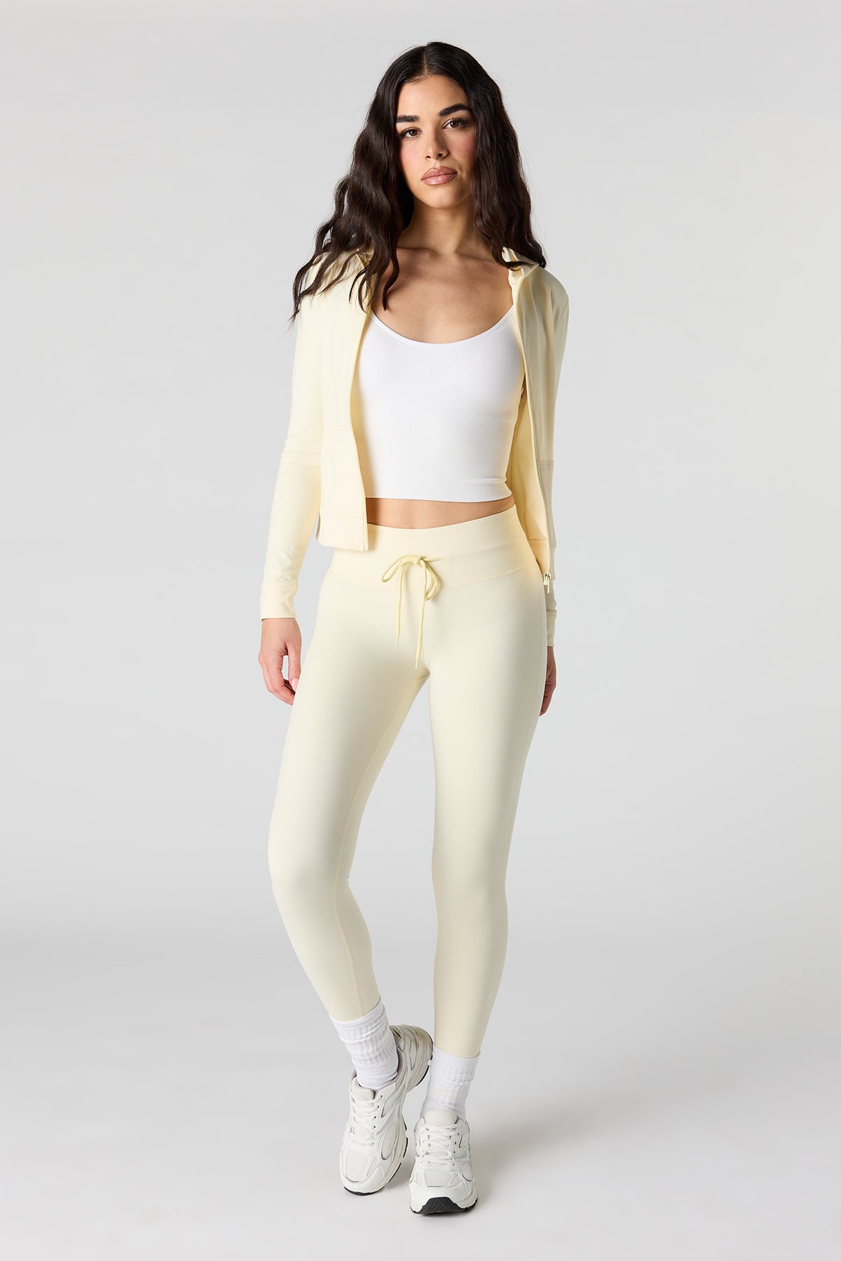 Legging Active doux à taille coulissante