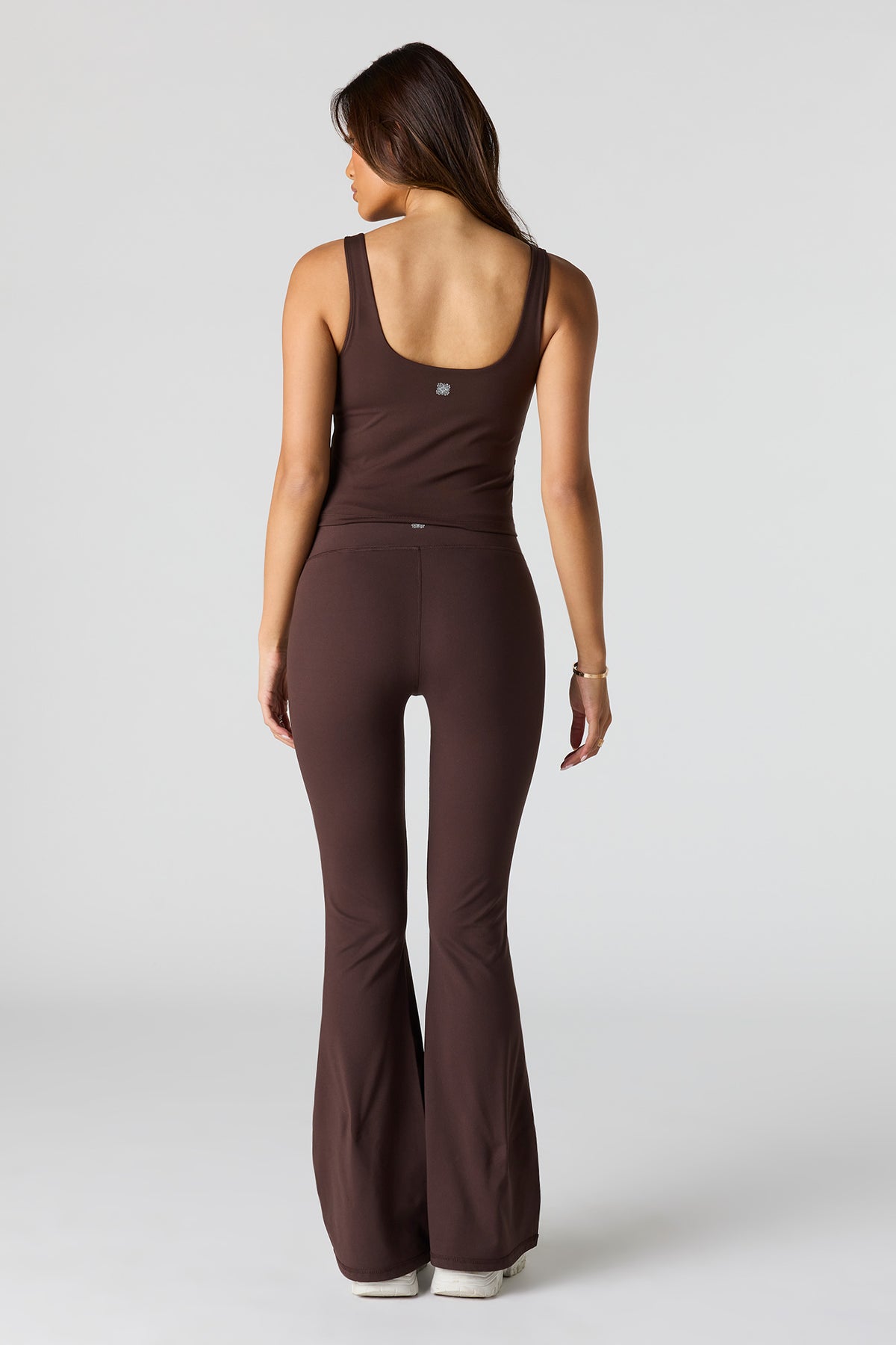 Alt View 3. Active Soft Flare Pant - Brown