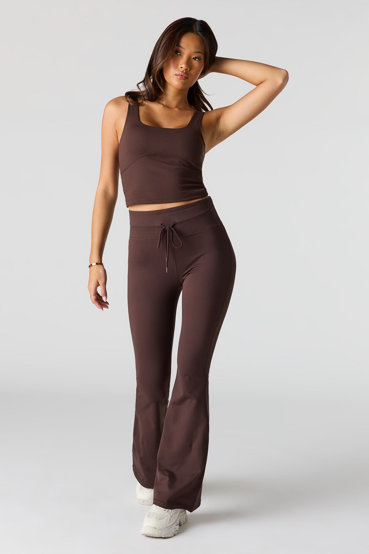 Active Soft Flare Pant - Brown