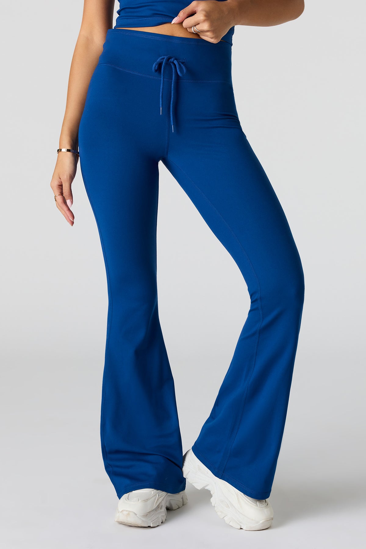 Alt View 2. Active Soft Flare Pant - Navy
