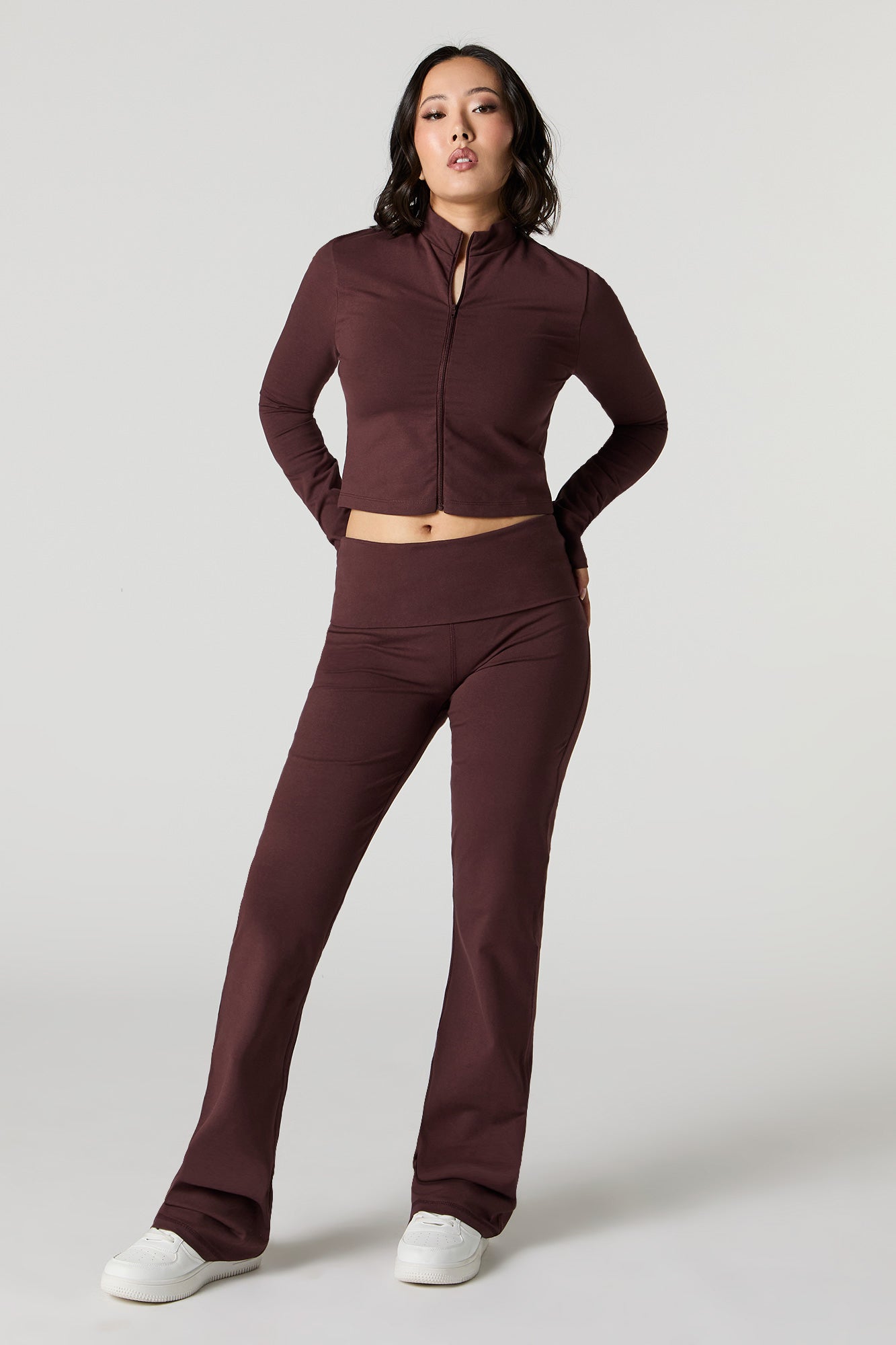 Pantalon Active avec bande de taille pliée