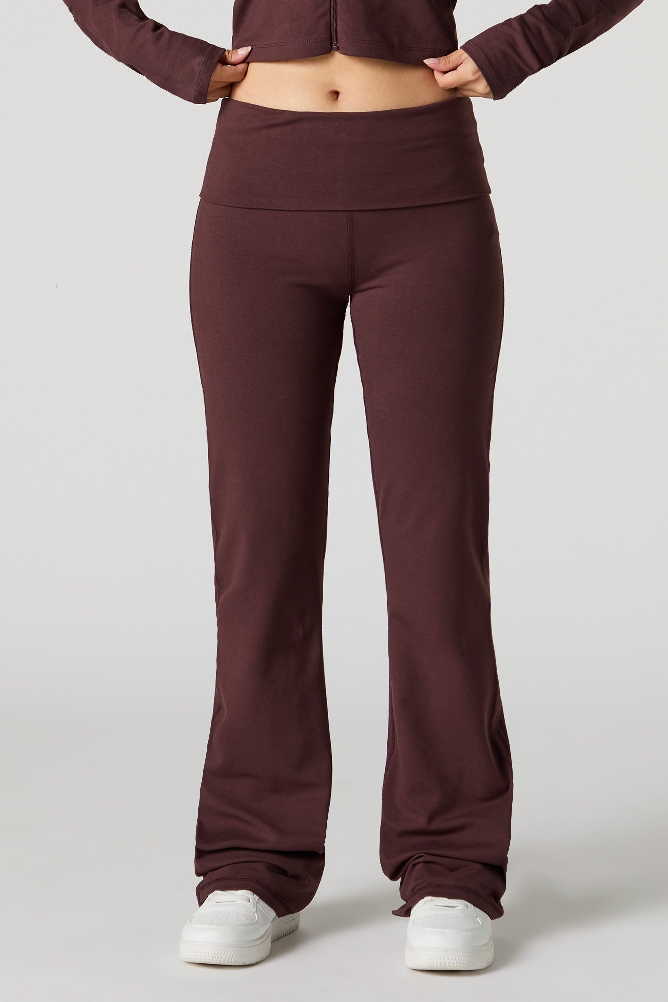 Pantalon Active avec bande de taille pliée