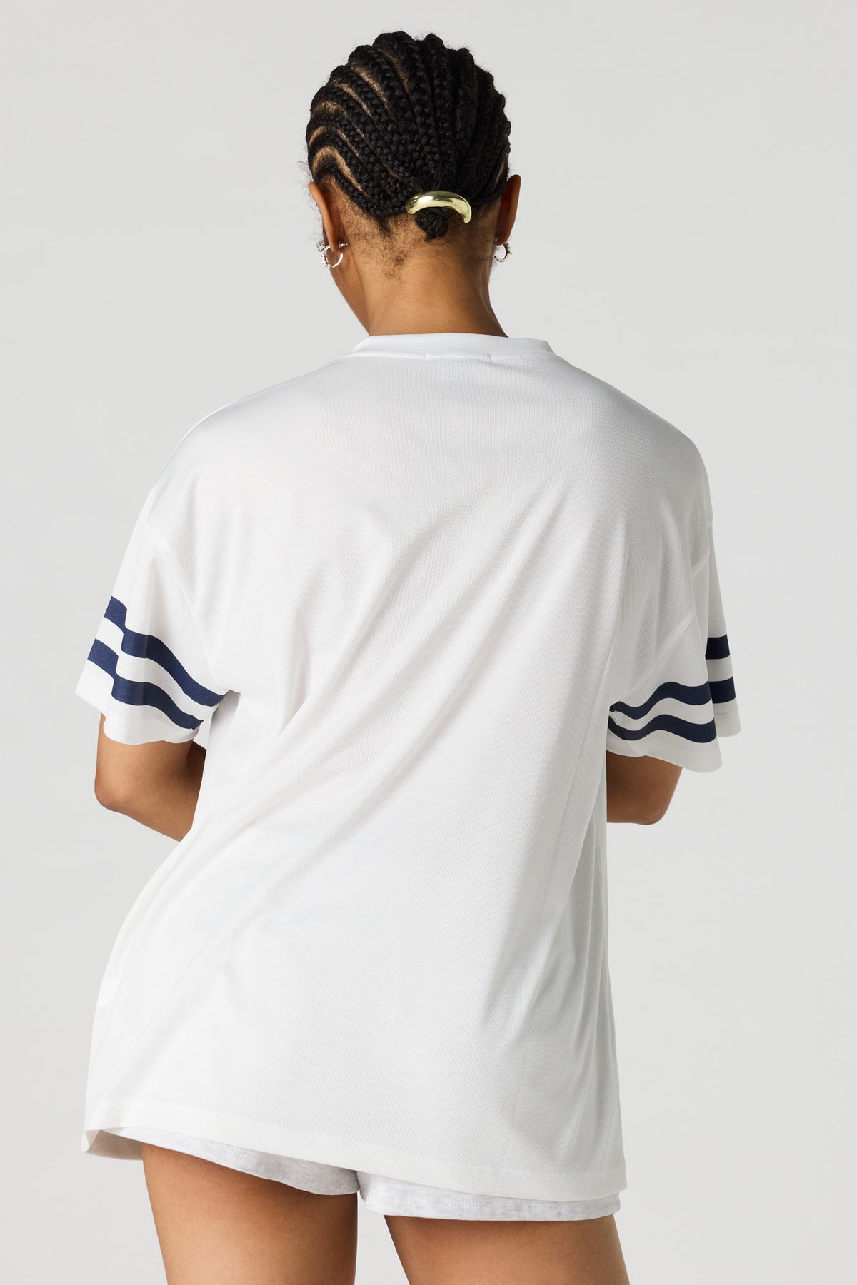 Vue alternative 2. T-shirt surdimensionné imprimé