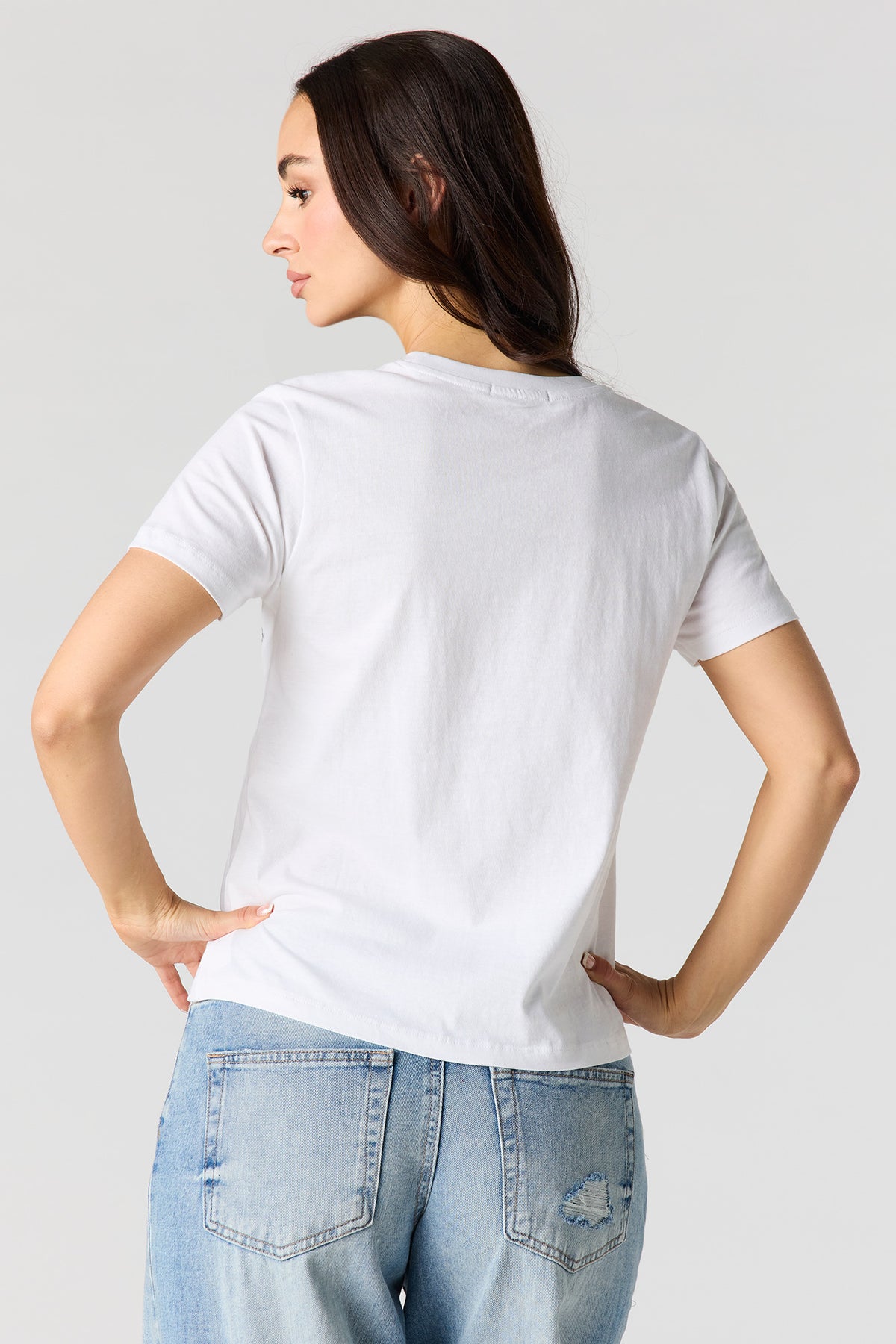 Alt View 2. Graphic Boyfriend T-Shirt - White