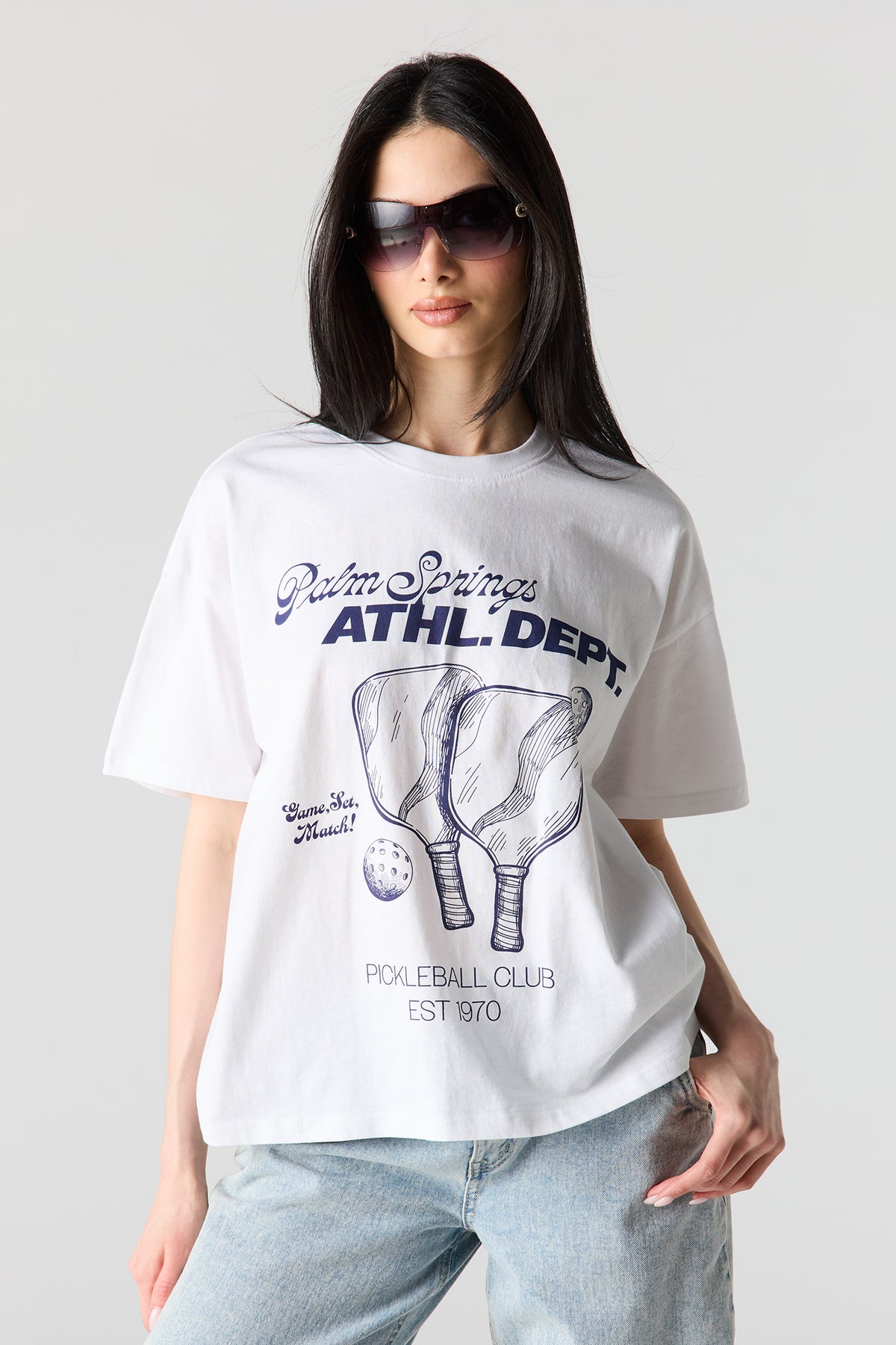 Graphic Oversized T-Shirt - Off White