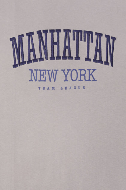 Manhattan Embroidered T-Shirt