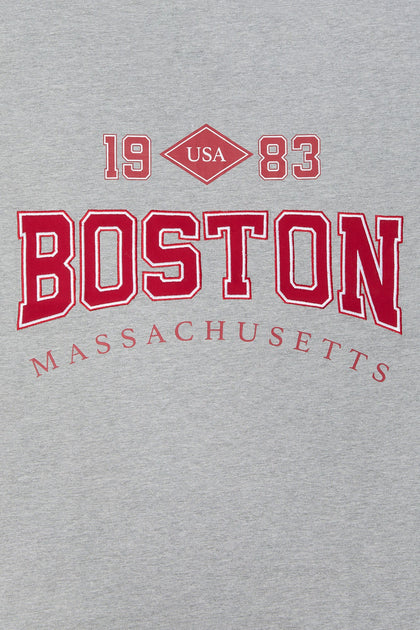 T-shirt avec motif brodé Boston