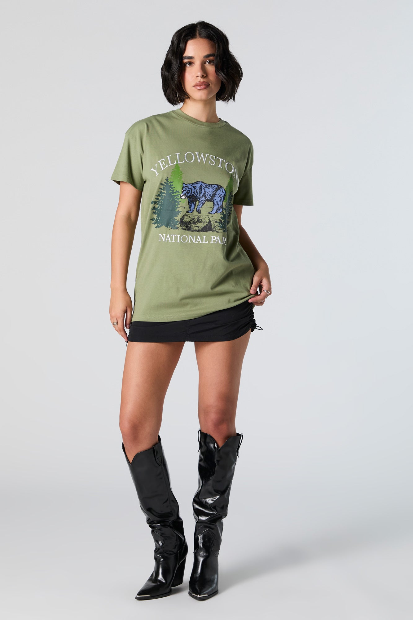 Yellowstone Embroidered T-Shirt