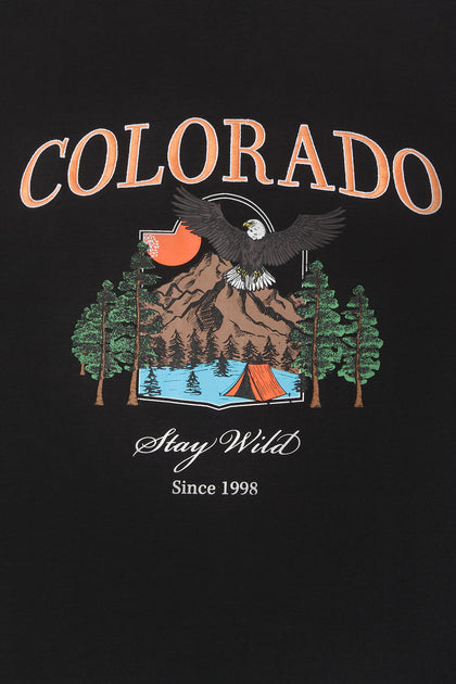 T-shirt surdimensionné avec motif brodé Colorado