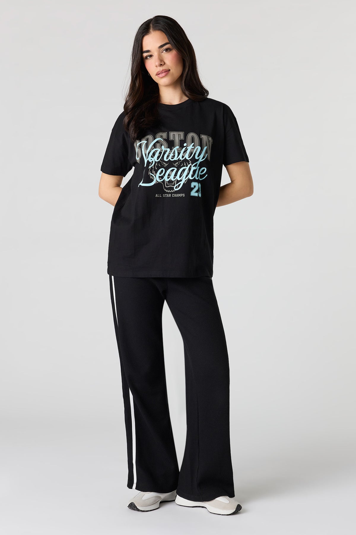 Vue alternative 3. T-shirt surdimensionné imprimé