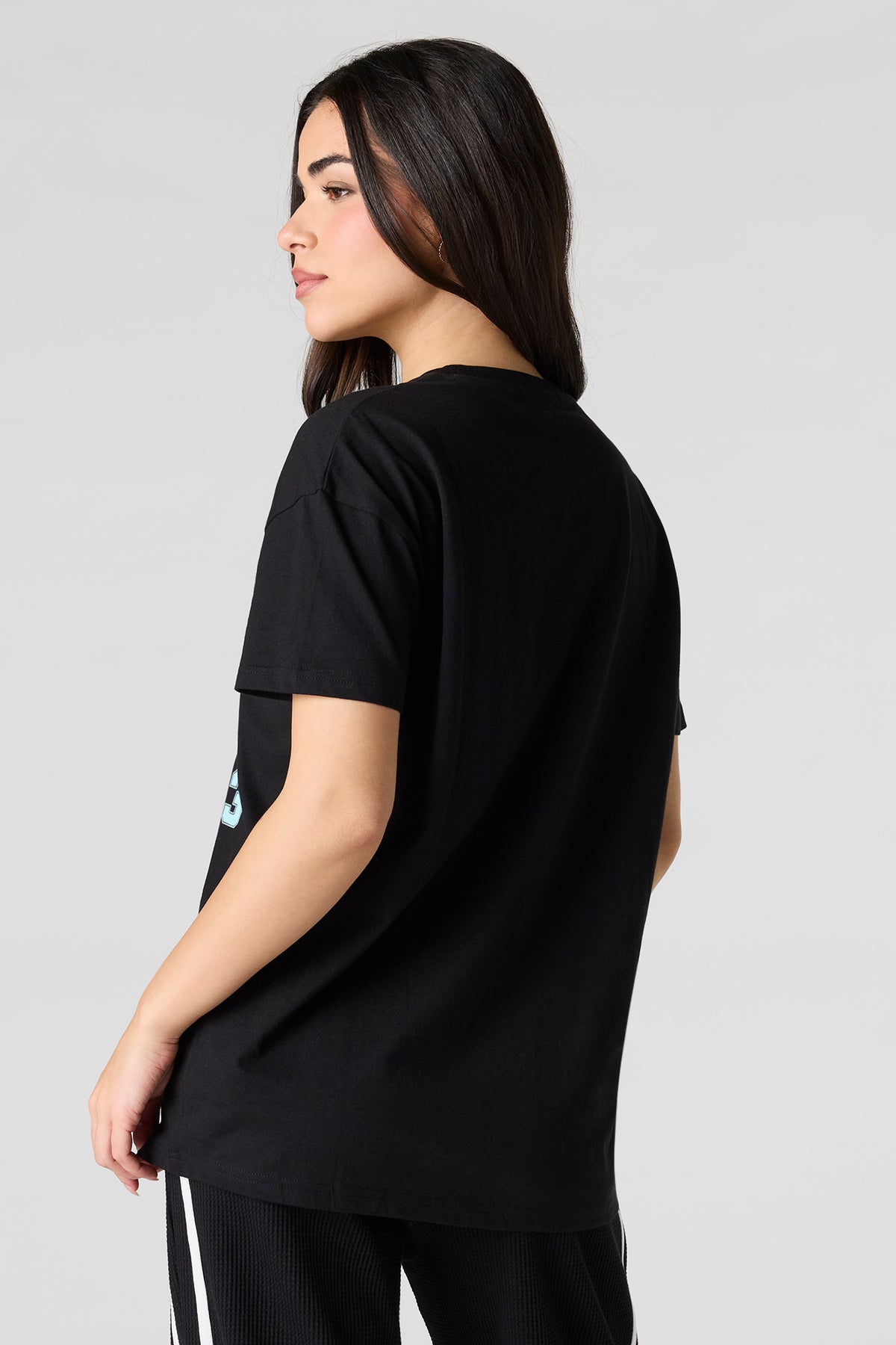 Vue alternative 2. T-shirt surdimensionné imprimé