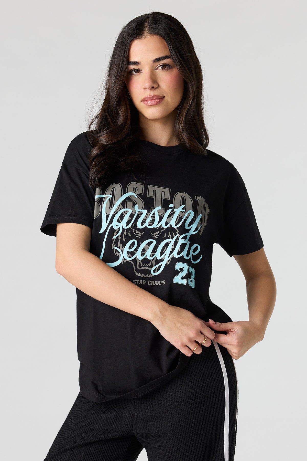 T-shirt surdimensionné imprimé