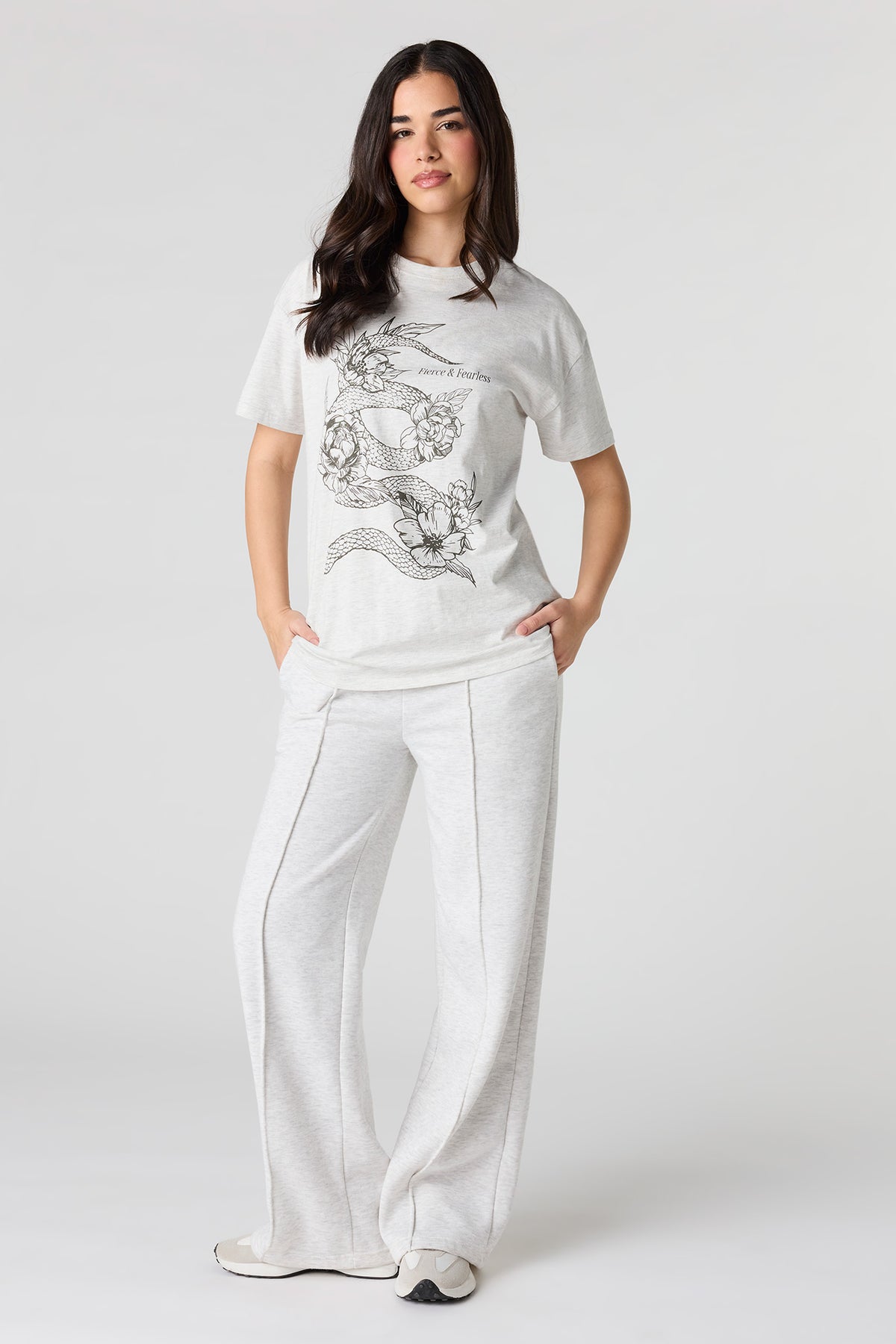 Vue alternative 3. T-shirt surdimensionné imprimé