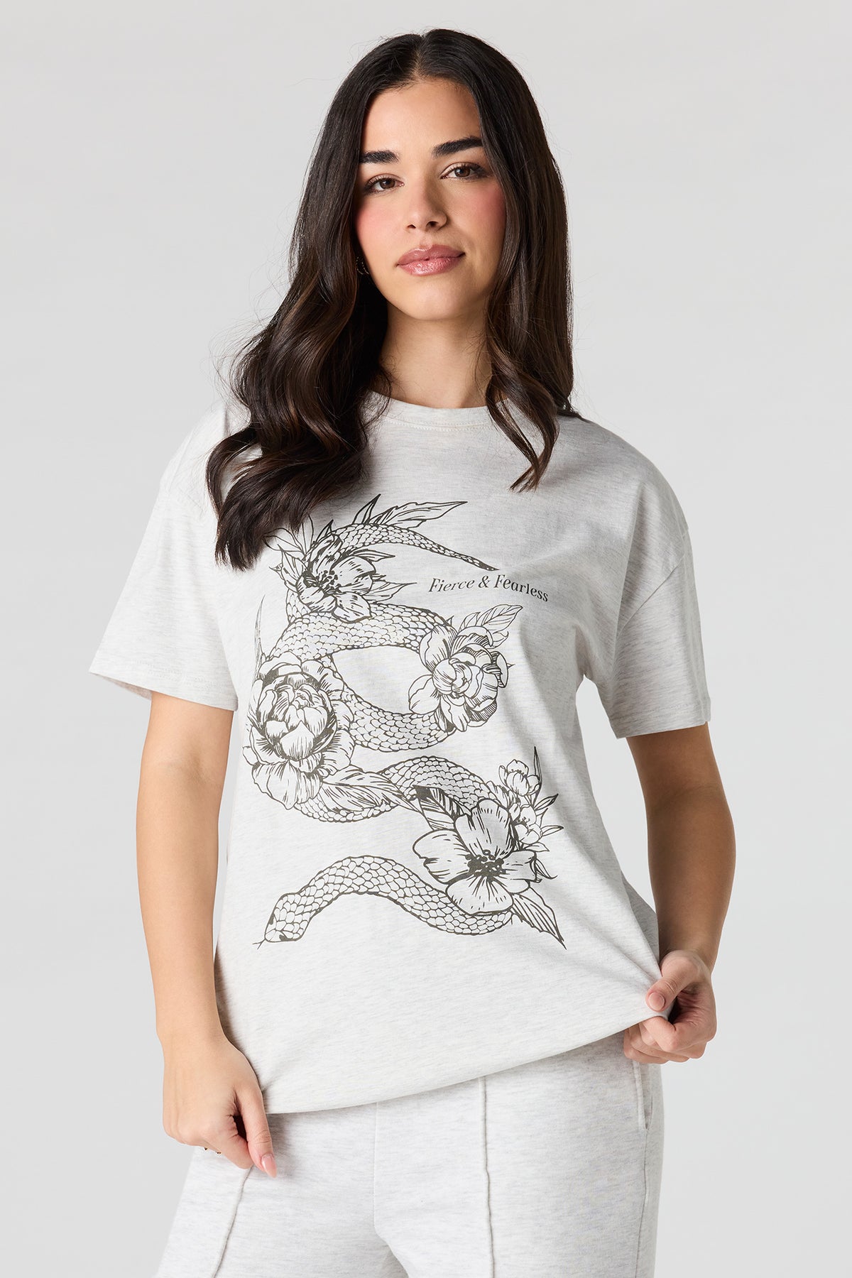 T-shirt surdimensionné imprimé