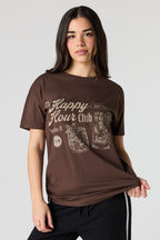 T-shirt surdimensionné imprimé