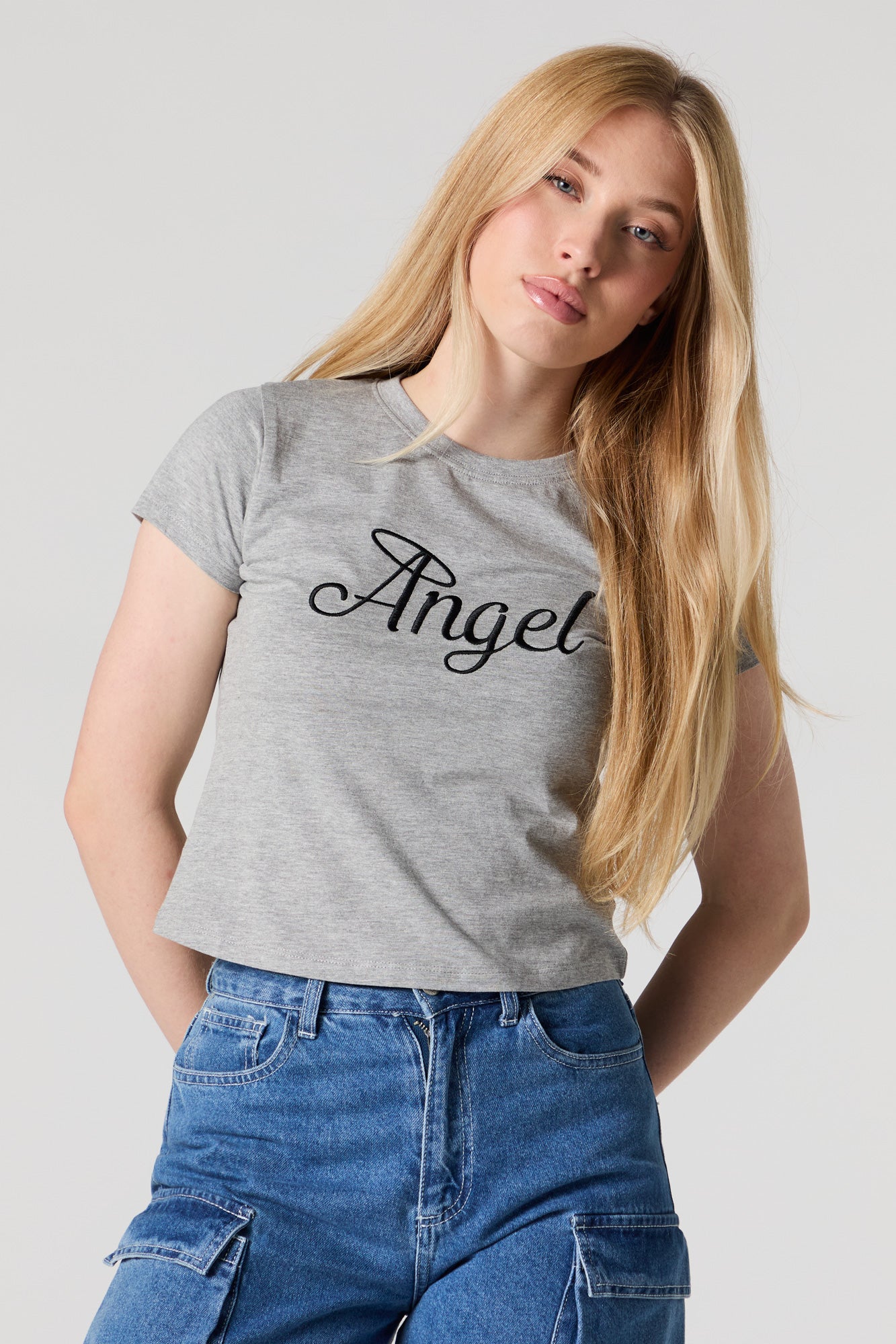 Angel Embroidered Baby T-Shirt