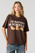 Graphic Oversized Boxy T-Shirt