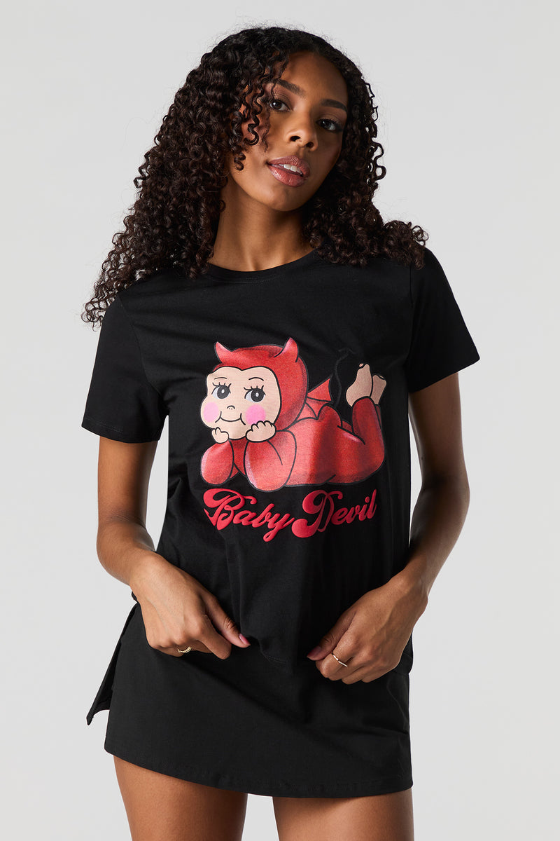 Baby Devil Puff Print T-Shirt