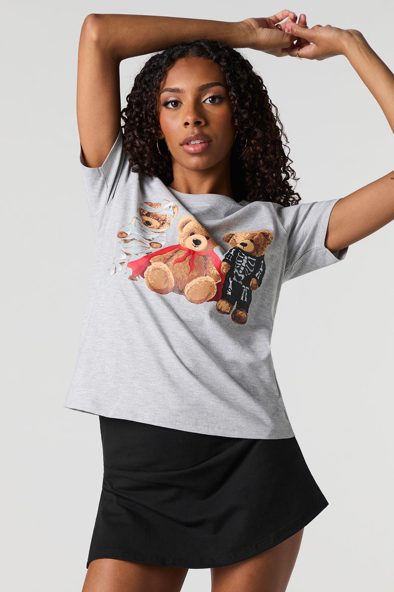 Halloween Bear Graphic T-Shirt