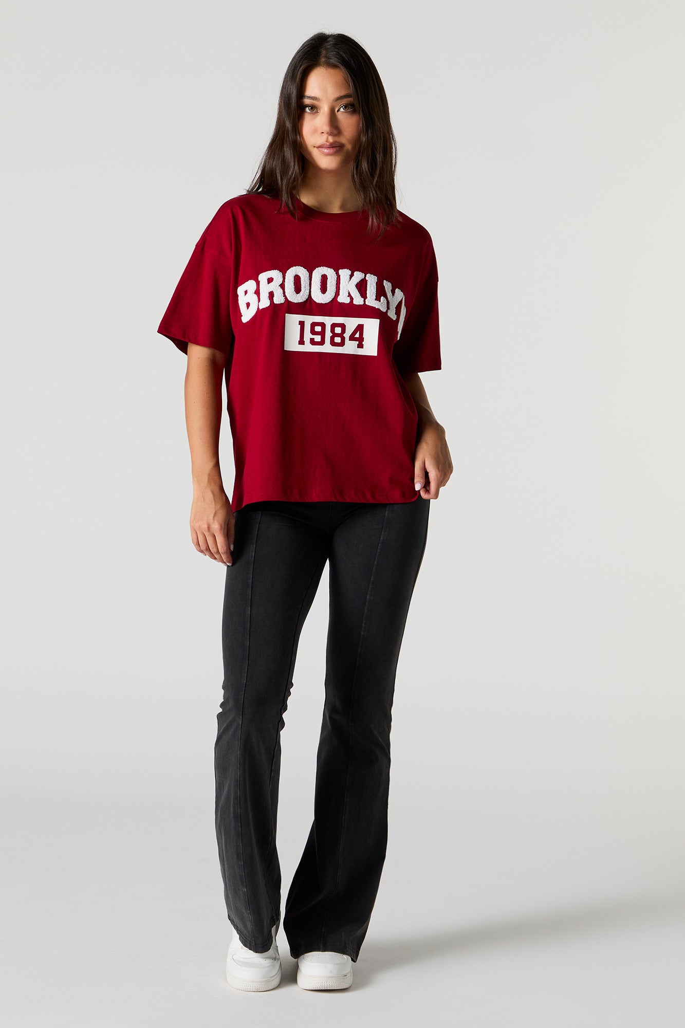 Brooklyn Chenille Embroidered T-Shirt