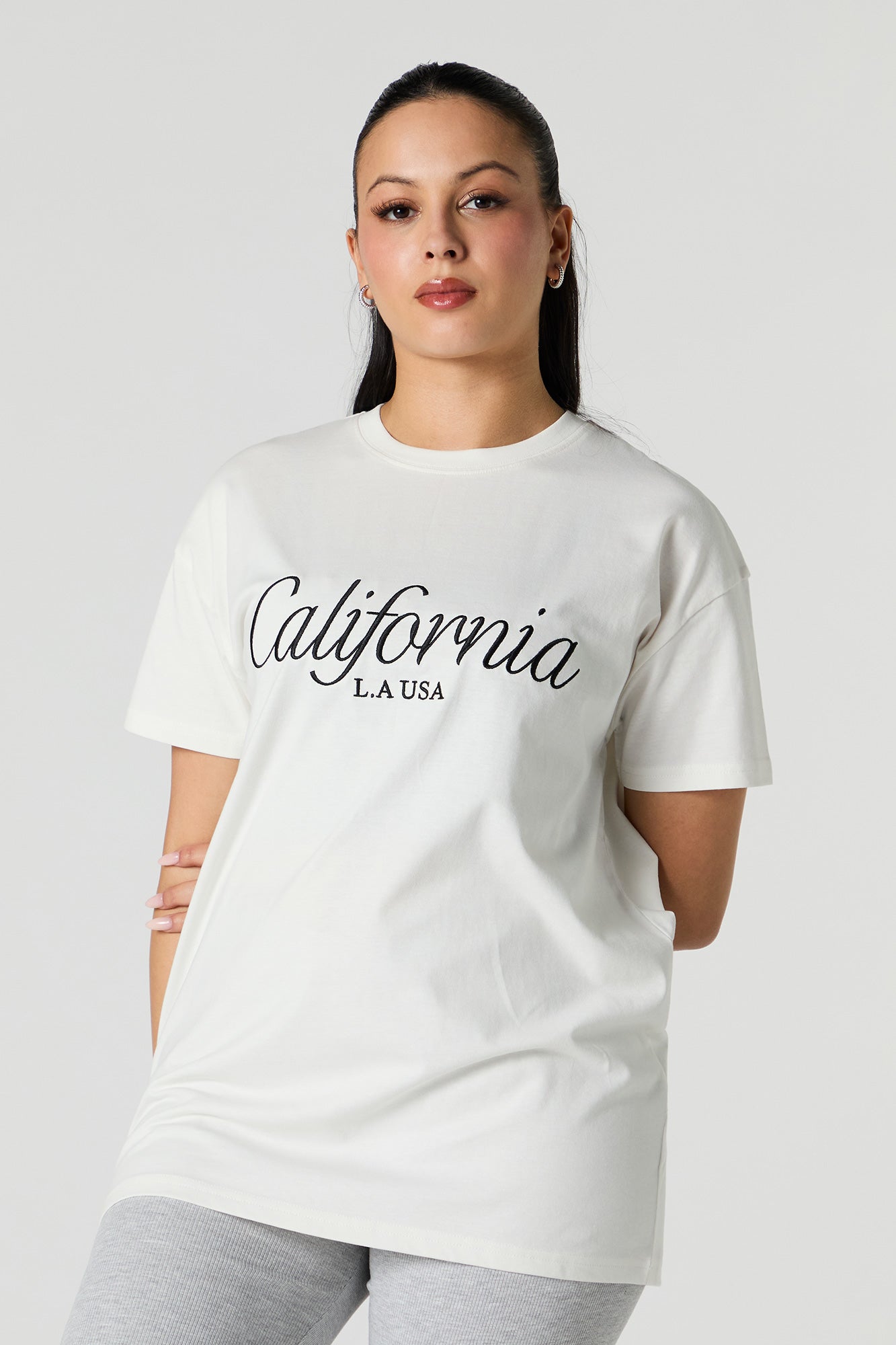 California Embroidered Tunic T-Shirt