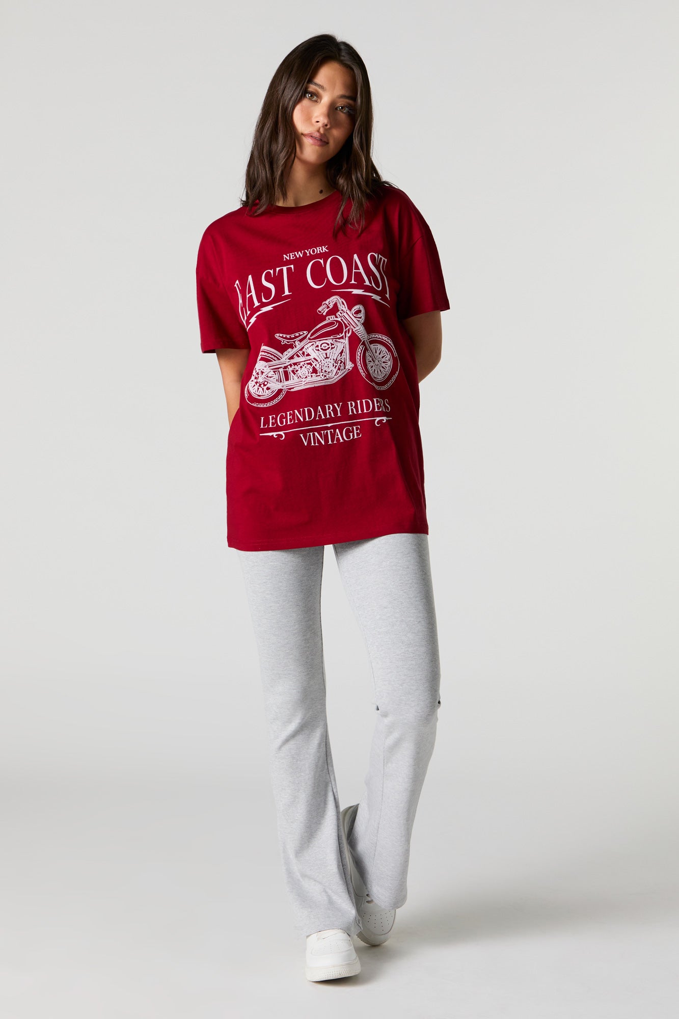 East Coast Riders Embroidered Tunic T-Shirt