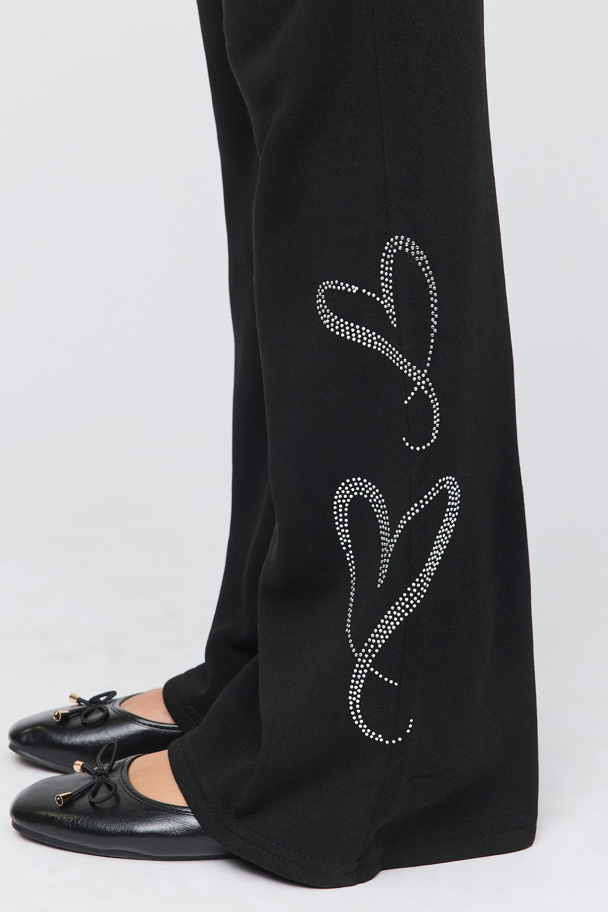 Vue alternative 5. Pantalon d'entraînement à jambe évasée avec pierres du Rhin