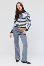 Rhinestone Flare Sweatpant