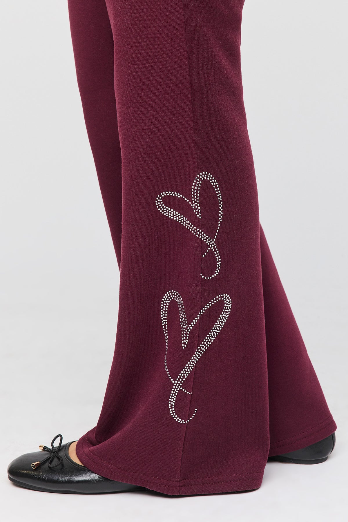 Vue alternative 5. Pantalon d'entraînement à jambe évasée avec pierres du Rhin