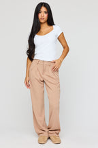 Pleated Wide Leg Dress Pant