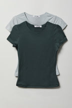 Double Lined Contour T-Shirt (2 Pack)